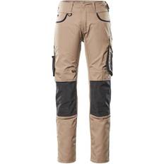 Mascot Lemberg Unique Trousers with Kneepad Pockets - Light Khaki/Black