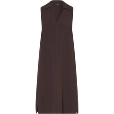 Opus Wika Midi Dress - Midnight Brown