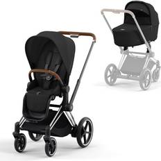 Cybex e-Priam Sepia Black/Chrome Brown