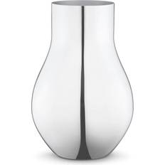 Georg Jensen Cafu Medium Mirror Polished Stainless Steel Vase 30cm