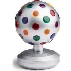 Sølv Discokugler Light Up Disco Kugle 28cm Sølv