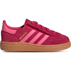 Laced Indoor Sport Shoes Children's Shoes adidas Infant Handball Spezial Comfort Closure Elastic Lace - Ruby Red/ Lucid Pink/Gum