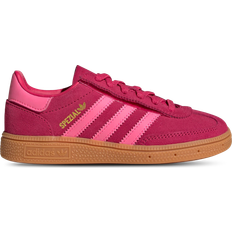 adidas Kid's Handball Spezial Comfort Closure Elastic Lace - Ruby Red/ Lucid Pink/Gum