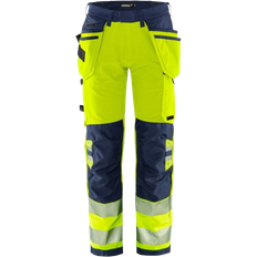 Slitstarka Arbetsbyxor Fristads 2644 GSTP Craftsman Stretch Trousers - Yellow/Navy
