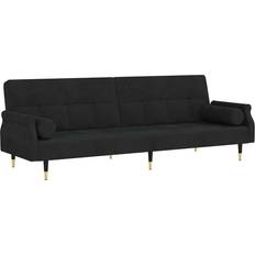vidaXL 351861 Black Soffa 216cm 3-sits
