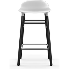Normann Copenhagen Form White/Black Oak Barstol 77cm