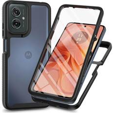 Motorola Moto Edge 50 Ultra Mobilcovers Tech-Protect Moto G55 Defense Cover Hybrid Glas