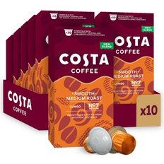 L'OR K-cups & Coffee Pods L'OR Costa Smooth Medium Roast Aluminium Coffee Pods Pack 10