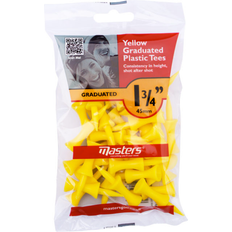 Masters Plastic Graduated Castle Tees 30-pack - Yellow