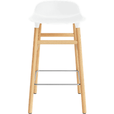 Normann Copenhagen Form White/Oak Bar Stool 77cm