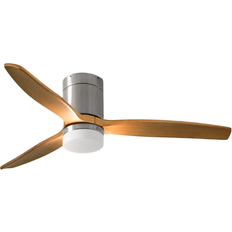 Create Wind Calm Silent 40W Ø132cm With Light Nickel/Light Wood Look