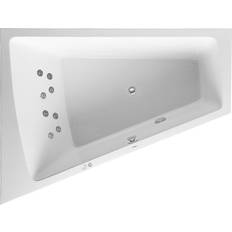 Whirlpool Bathubs Duravit Paiova Whirlpool Einbauversion 1 Rückenschräge Links