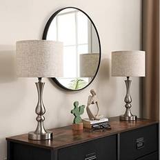 EDISHINE Bedside Lamps Set of 2 3 Way Dimmable Touch Table Lamp