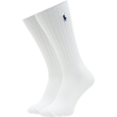 Polo Ralph Lauren Unisex Underkläder Polo Ralph Lauren Cotton Blend Crew Socks - White Navy Pp