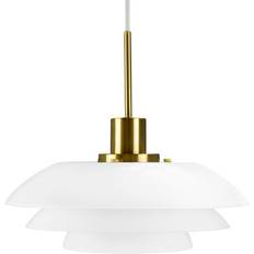 Dyberg Larsen DL31 Lasi/metalli Opaali/Messinki Riippuvalaisin ∅ 31cm