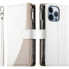 GANGXUN iPhone 13 Pro Leather Case Slots