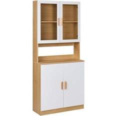 Beliani Glass Cabinets Beliani Decorative With Storage Compartment Glass Cabinet