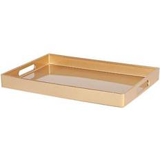 Gold Serving Trays Argon Tableware Rectangle 34.5 x 25 cm Gold Serving Tray