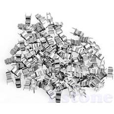 100 Pcs Metal Glass Tube Fuses Holder