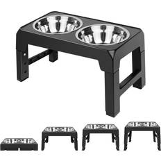 Raised Dog Bowl Stand Adjustable Feeder