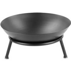 KCT Round Garden Fire Pit Bowl Outdoor Log