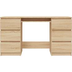 vidaXL 800813 Sonoma Oak Writing Desk 50x140cm