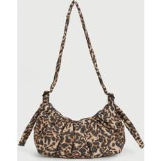 Multicoloured Bum Bags boohoo Leopard Print Ruched Nylon Bum Bag - Multi