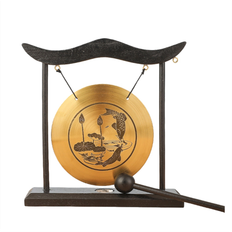 Gongs Melitt Mini Desktop Gong Table Wind Cymbals