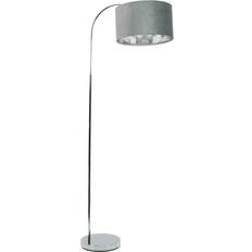 Floor Lamps on sale ValueLights Curva Chrome Arched LED 150 x 35 x 56 cm Floor Lamp