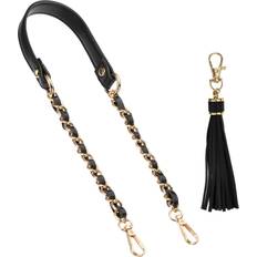 Gold/Brass Bag Accessories Uxcell 24 Inch Purse Chain Strap Replacement Tassel - Black/Gold