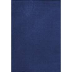 Classic Solid Wool Rug 180x270 cm Fonce