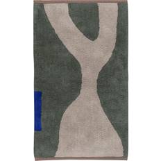 Mette Ditmer Tæpper Mette Ditmer Figura Gulvtæppe Dark Olive 50x80 cm Grøn