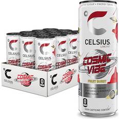 Celsius Food & Drinks Celsius Sparkling Cosmic Vibe Refreshing Energy Drink 355 ml Pack 12
