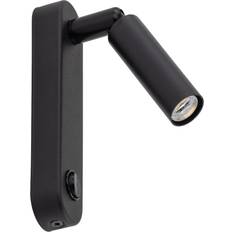 Vägglampa Enzo Long Svart Metall 22 cm