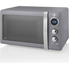 Swan SM22030LGRN Retro LED Digital Microwave