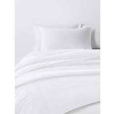 John Lewis Muslin Washed Quilted Bedspread White