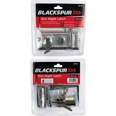 Blackspur Rim Night Latch Silver Lock 60mm Backset