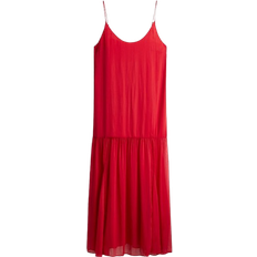 H&M Long Chiffon Dress - Red