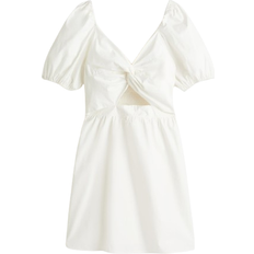 H&M Twist-Detail Dress - White
