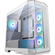 Fönstersida - Mini-ITX Datorchassin MSI MAG PANO M100R PZ White