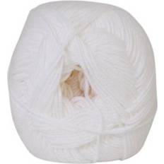 Hjertegarn Lana Cotton 212 Hvid (Shade 1090) 212m