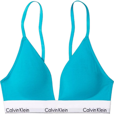 Calvin Klein Icon Cotton Modal Lightly Lined Triangle Bralette - Cool Breeze