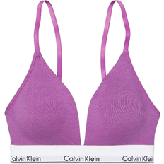 Calvin Klein Icon Cotton Modal Lightly Lined Triangle Bralette - Dahlia