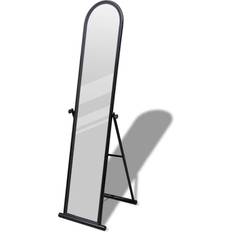 Gulvspejle vidaXL Full Length Black Gulvspejl 38x152cm
