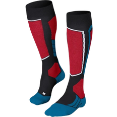 Falke Herre Tøj Falke SK2 Intermediate Knee High Socks - Black/Red/Blue