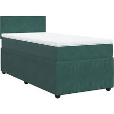 90cm - Gröna Kontinentalsängar vidaXL 3289935 Green Kontinentalsäng 90x200cm