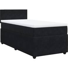 vidaXL 3289934 Black Kontinentalsäng 90x200cm
