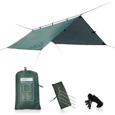 Tarp 3x3 Olive Green Lightweight Shelter