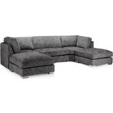 3 Seater - Beige Sofas London U Shape Full Back Corner Sofa 3 Seater