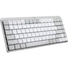 Logitech Trådlös Tangentbord Logitech MX Mechanical Mini For Mac White (Nordic)
